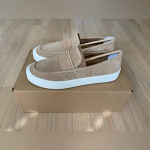 Ghita Leather Platform Loafers by Vince